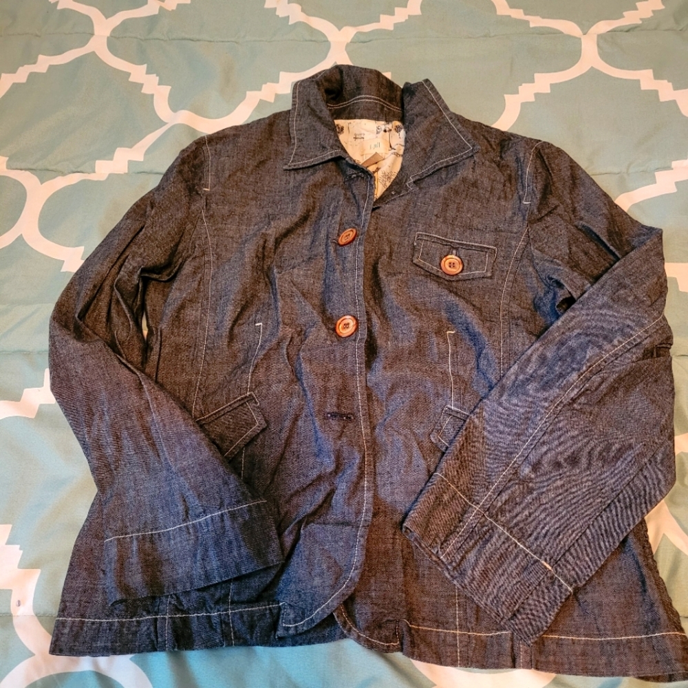 J Jill Jean Jacket
